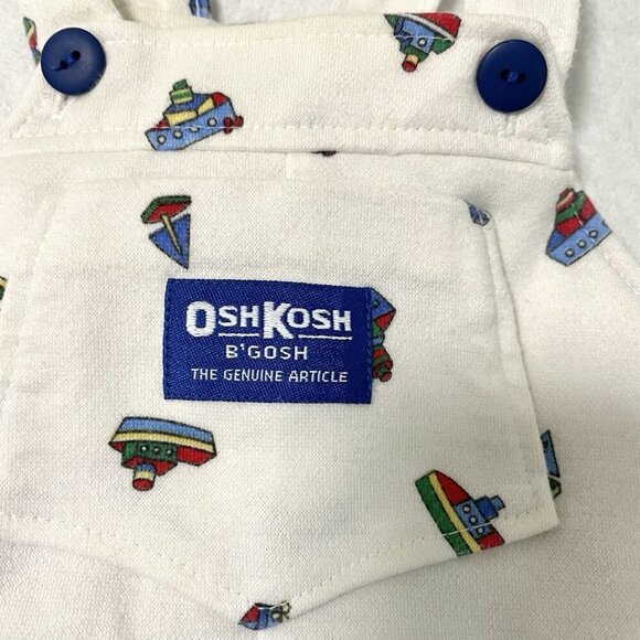 Vintage 80s Oshkosh B’gosh Ship Boat Jumper Romper One Piece size 3-6 Month - Picture 2 of 7